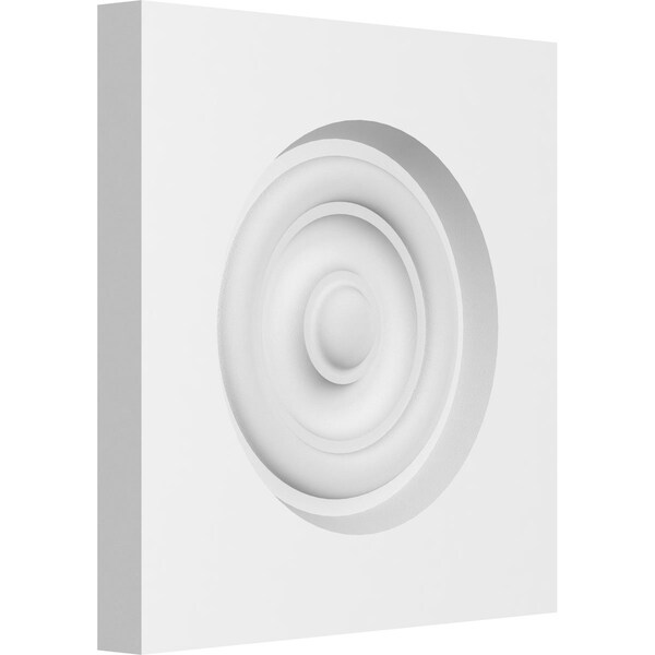 Ekena Millwork Standard Sedgwick Bullseye Rosette with Square Edge, 5"W x 5"H x 1/2"P ROSP050X050X050SDG02 - main